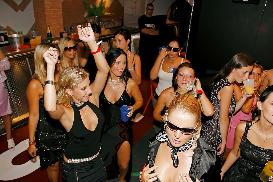 16P Zoftick MILFs showing off their blowjob skills at the crazy club party
