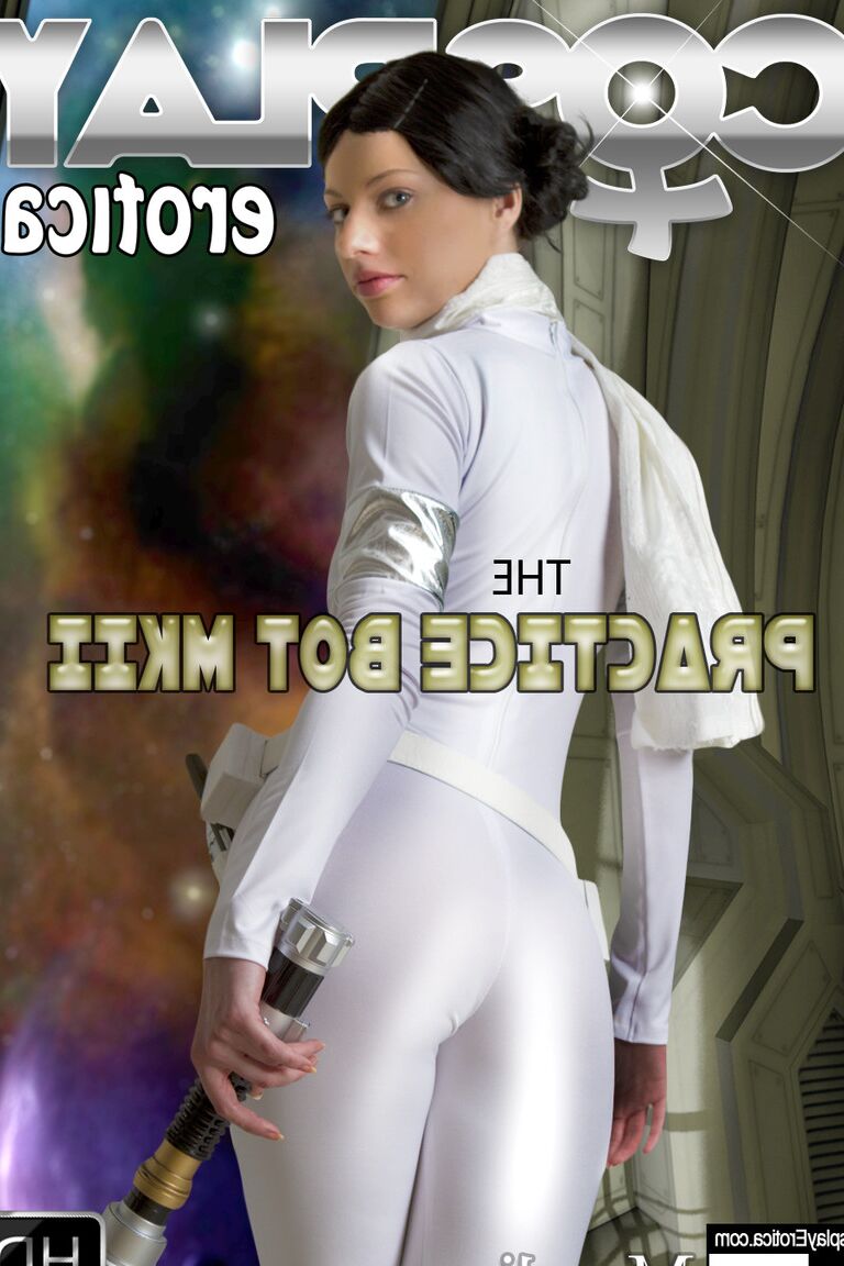 12P Living doll wields a lightsaber while emulating Princess Leah