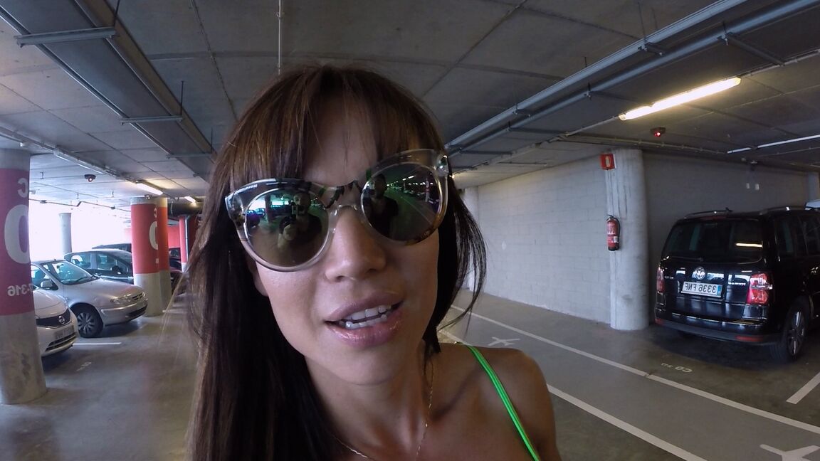 21P Adventurous Franceska Jaimes gets her fit ass fucked in a parking garage