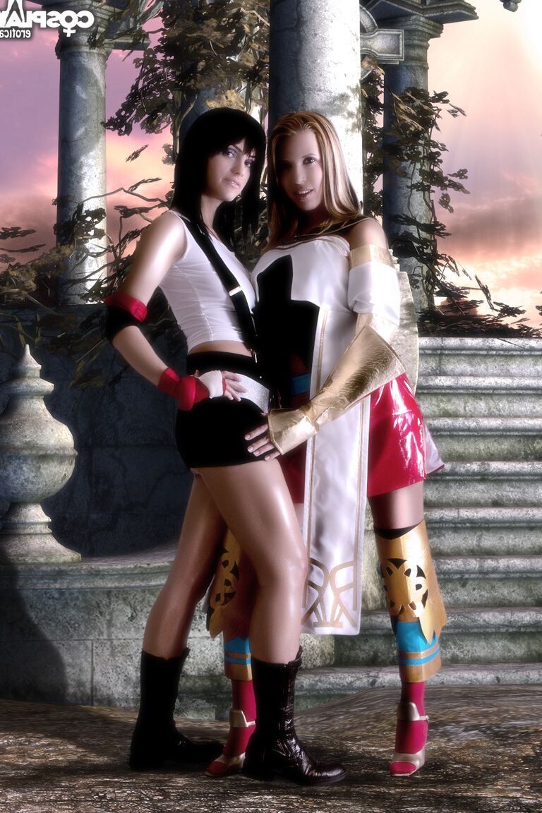 12P Ashe, Tifa Final Fantasy cosplay nua