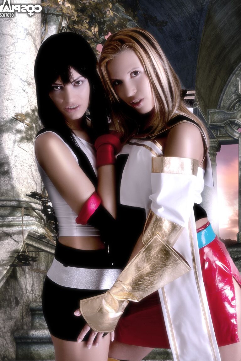 12P Ashe, Tifa Final Fantasy cosplay nua