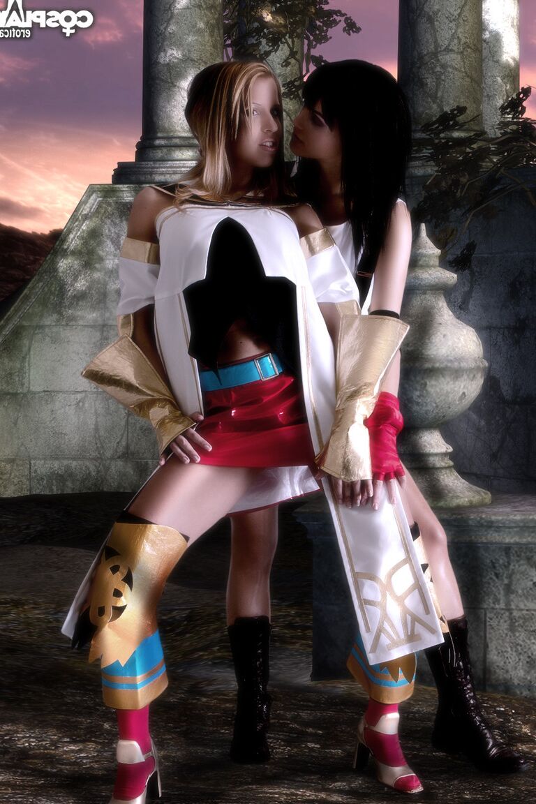 12P Ashe, Tifa Final Fantasy cosplay nua