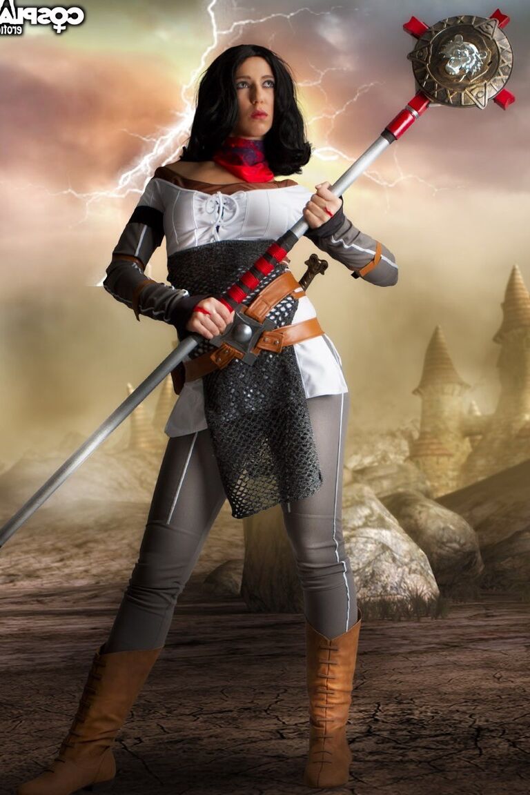12P Cosplay Erotik Bethany Dragon Age nacktes Cosplay