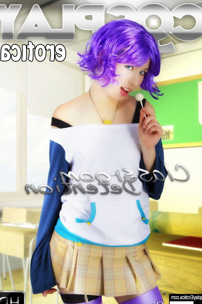 12P Mizore Rosario Vampiro nu cosplay