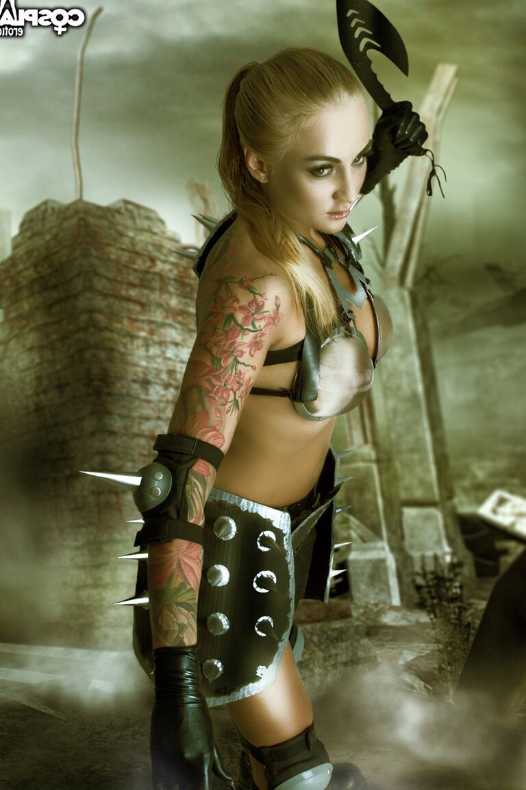 12P Cosplay Erótica Raider Fallout cosplay desnudo