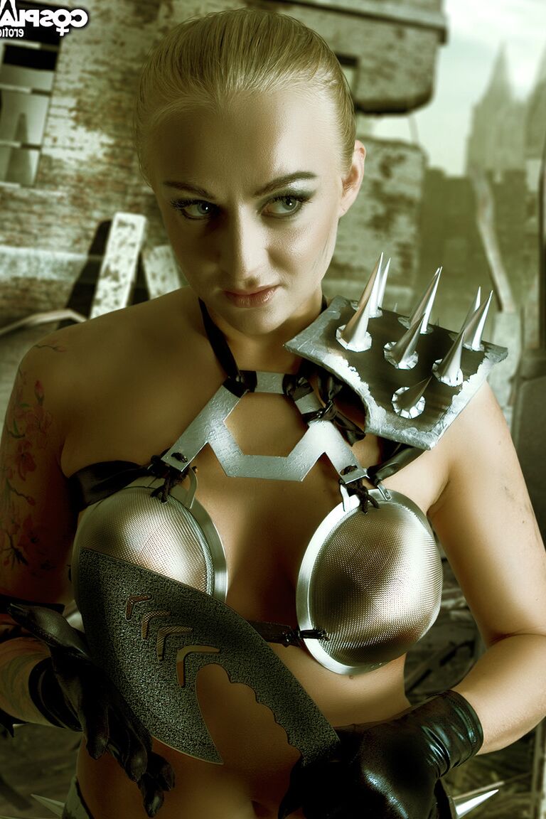 12P Cosplay Erótica Raider Fallout cosplay desnudo