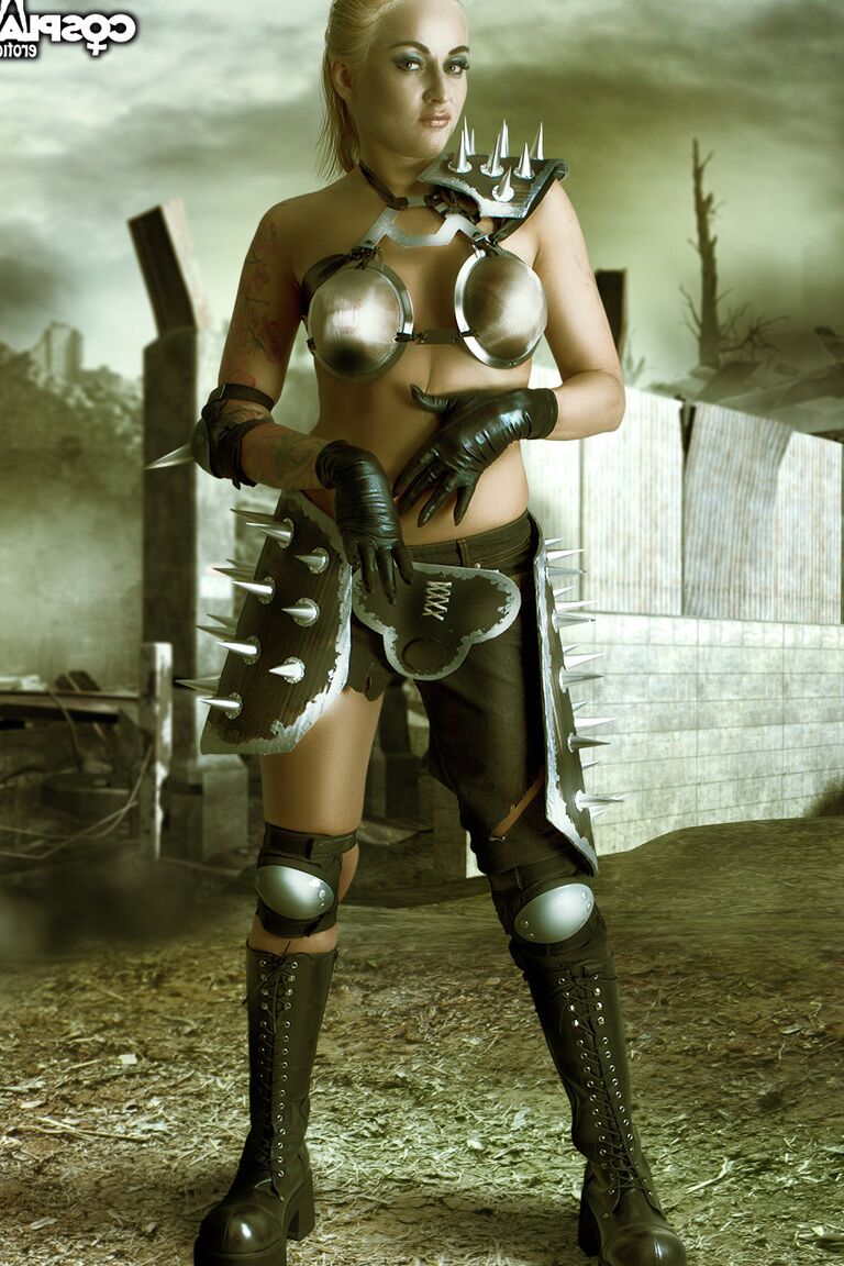12P Cosplay Erótica Raider Fallout cosplay desnudo