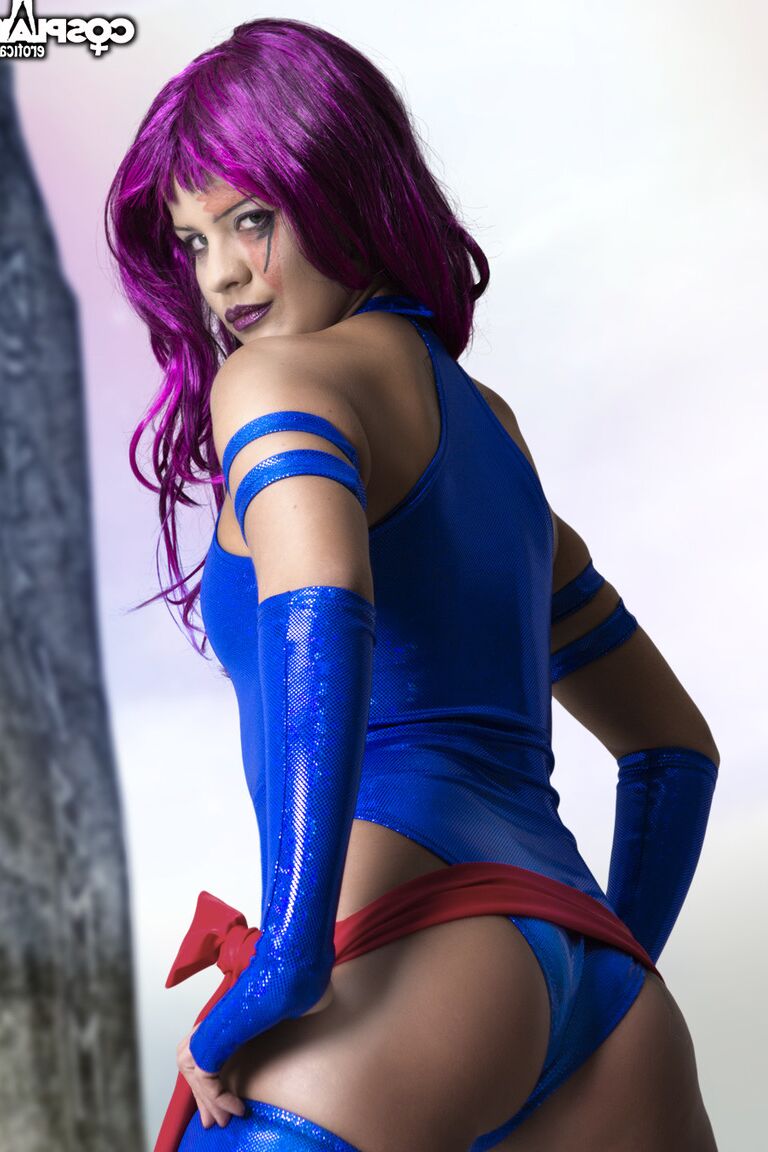 12P Psylocke X Men 3 La decisión final cosplay desnudo