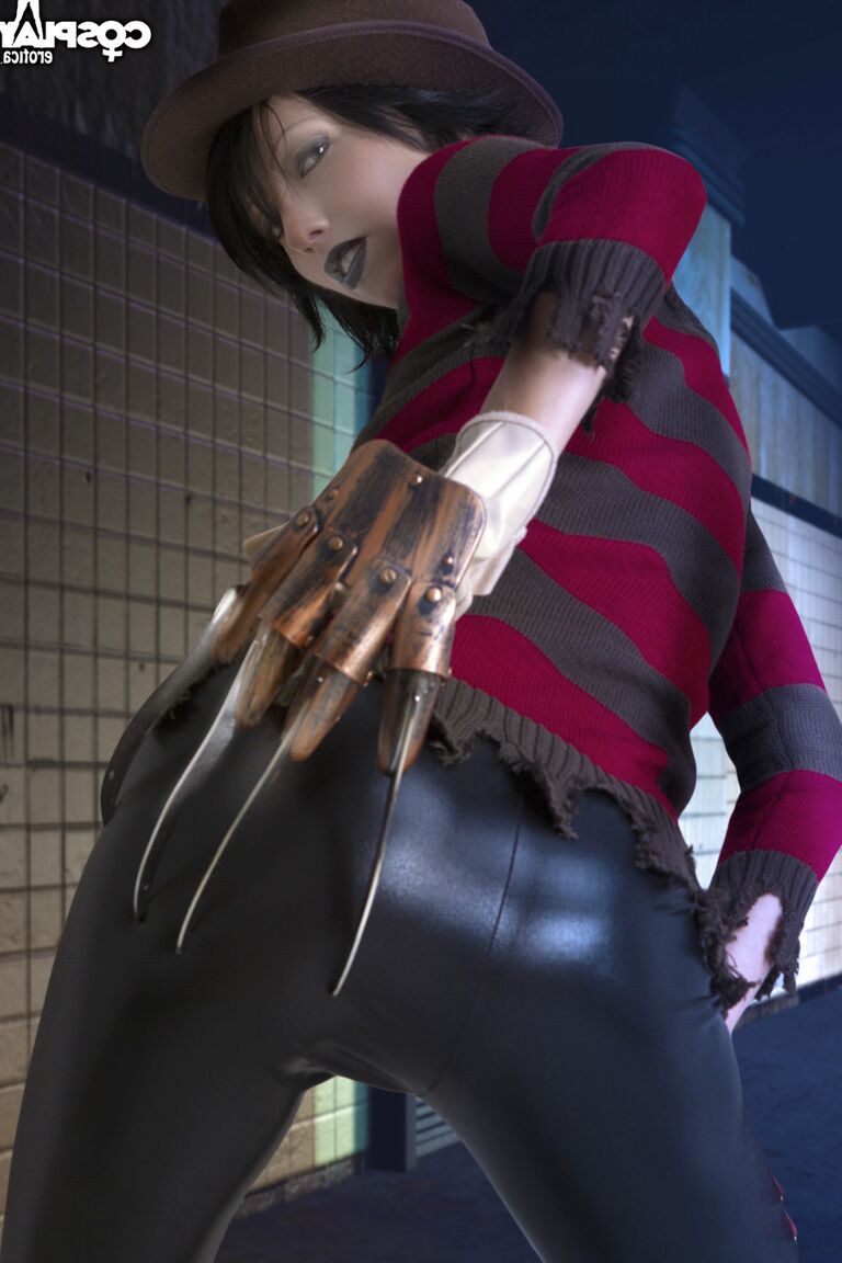 12P Angela Nightmare On Sex Street nacktes Cosplay