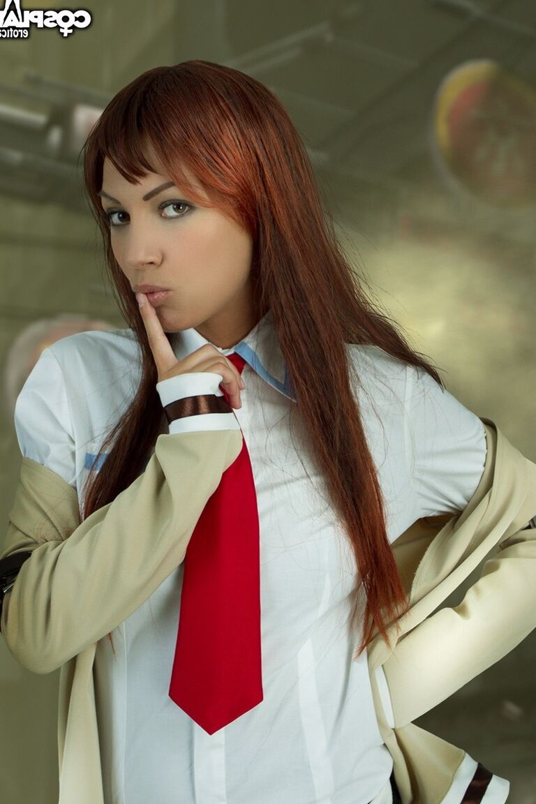 12P Kurisu Makise Steins Gate nacktes Cosplay