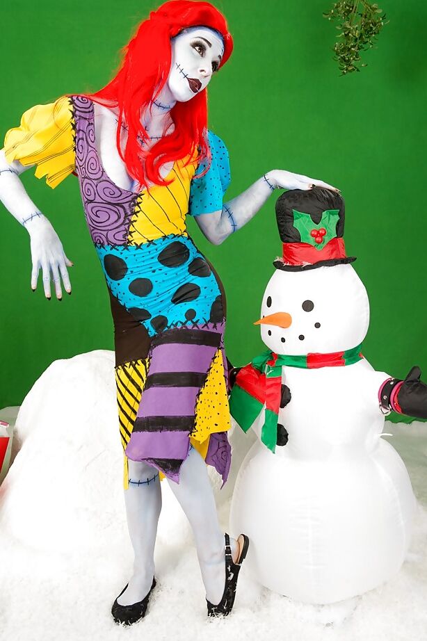 12P First timer Joanna Angel flashing girl parts in kinky cosplay outfit