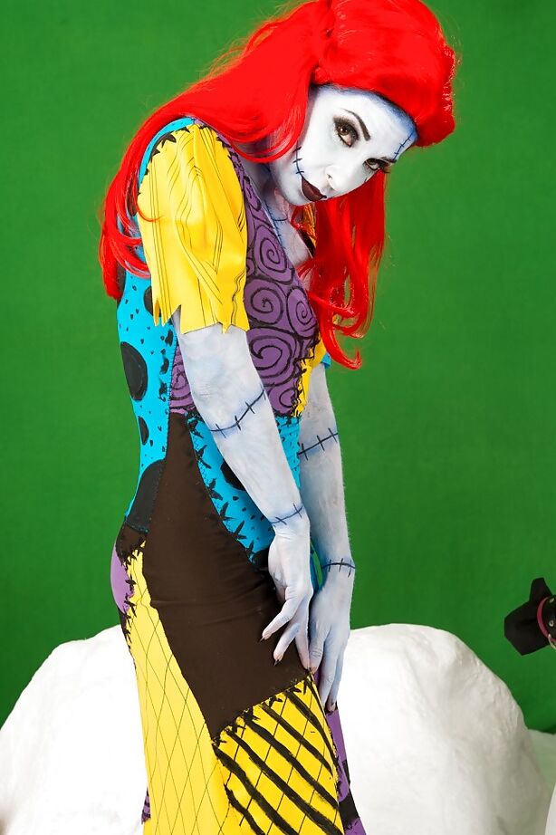 12P First timer Joanna Angel flashing girl parts in kinky cosplay outfit
