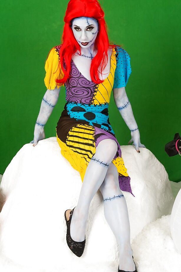 12P First timer Joanna Angel flashing girl parts in kinky cosplay outfit