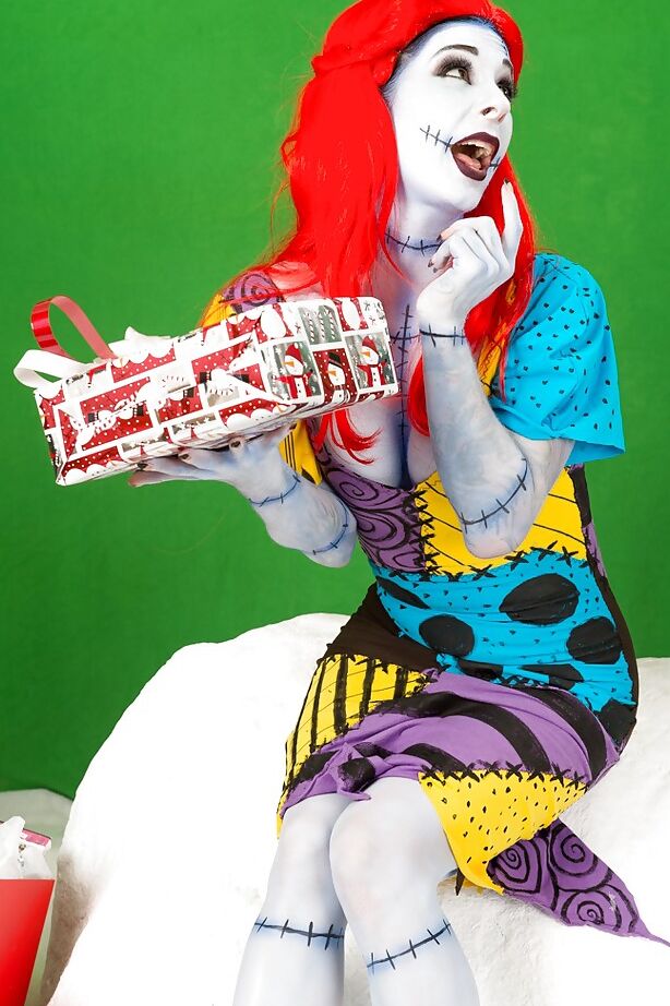 12P First timer Joanna Angel flashing girl parts in kinky cosplay outfit