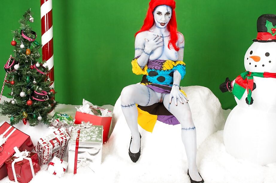12P First timer Joanna Angel flashing girl parts in kinky cosplay outfit