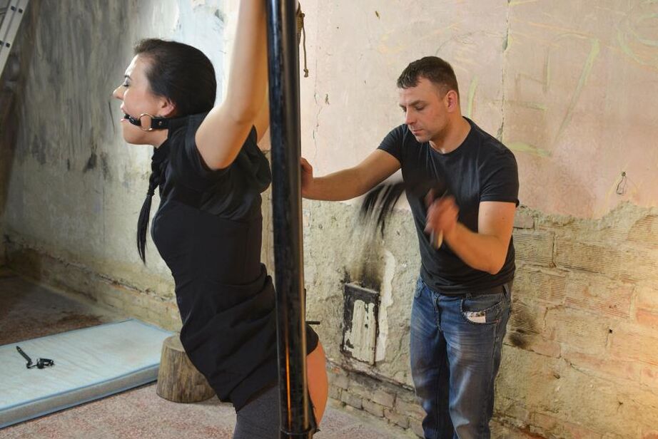 16P BDSM sex lover Corazon gets gagged and tied up before getting screwed