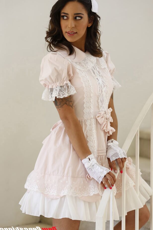 15P Brunette cutie Penelope Stone seduces an older man that reminds her of daddy