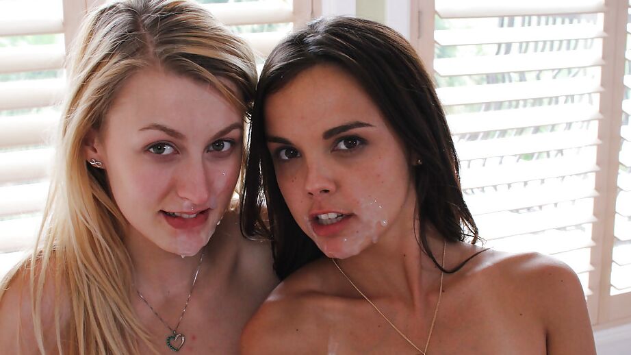 16P Two charming sluts Alexa Grace and Dillion Harper getting pounded