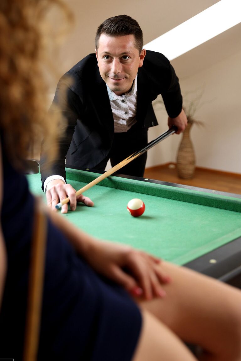20P Teenage virgin Sabrina Spice gets seduced and fucked on the pool table