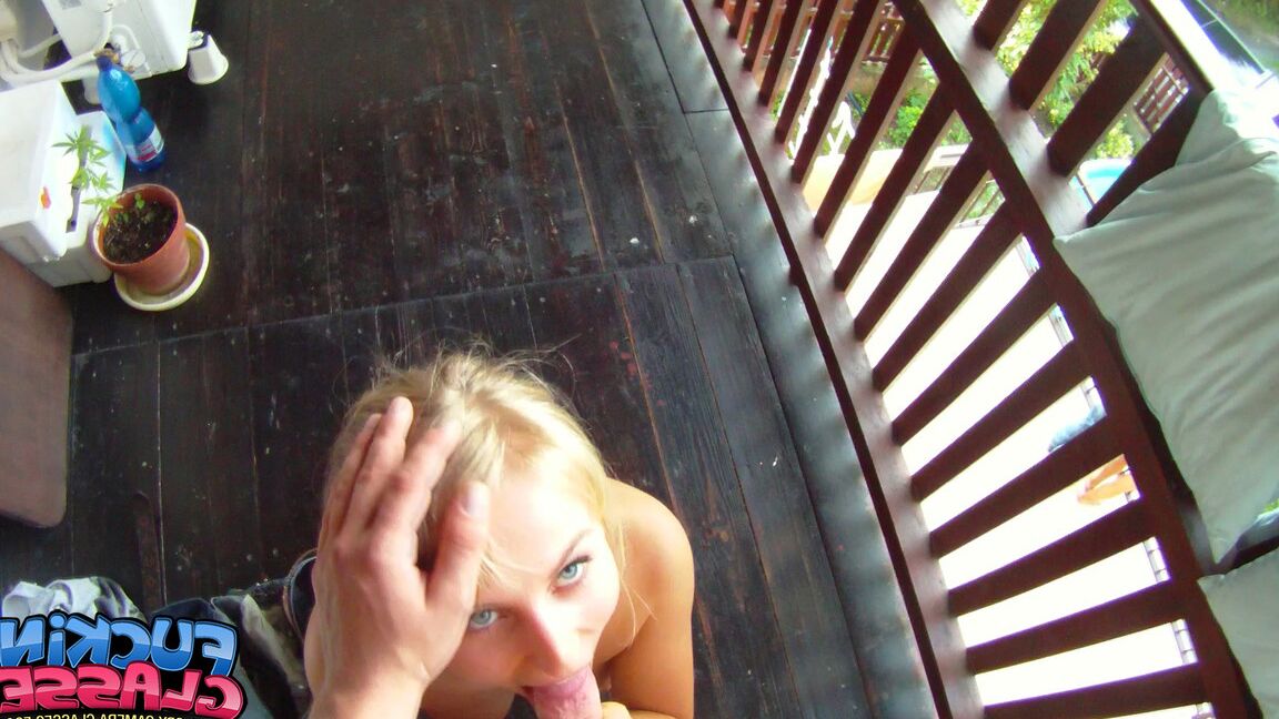 21P Busty newbie Elizabeth gets seduced & fucked by her neighbor in public