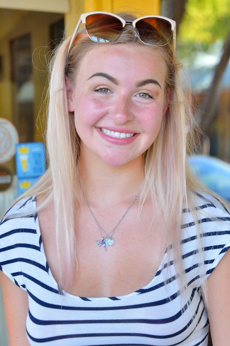 21P Blonde ten with nice tits Stella flashing her curves & shaved vagina in public