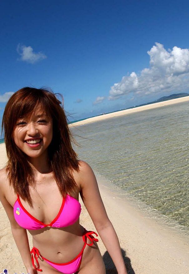 16P Red-headed Japanese teen Asuka gets naked while trying on different outfits