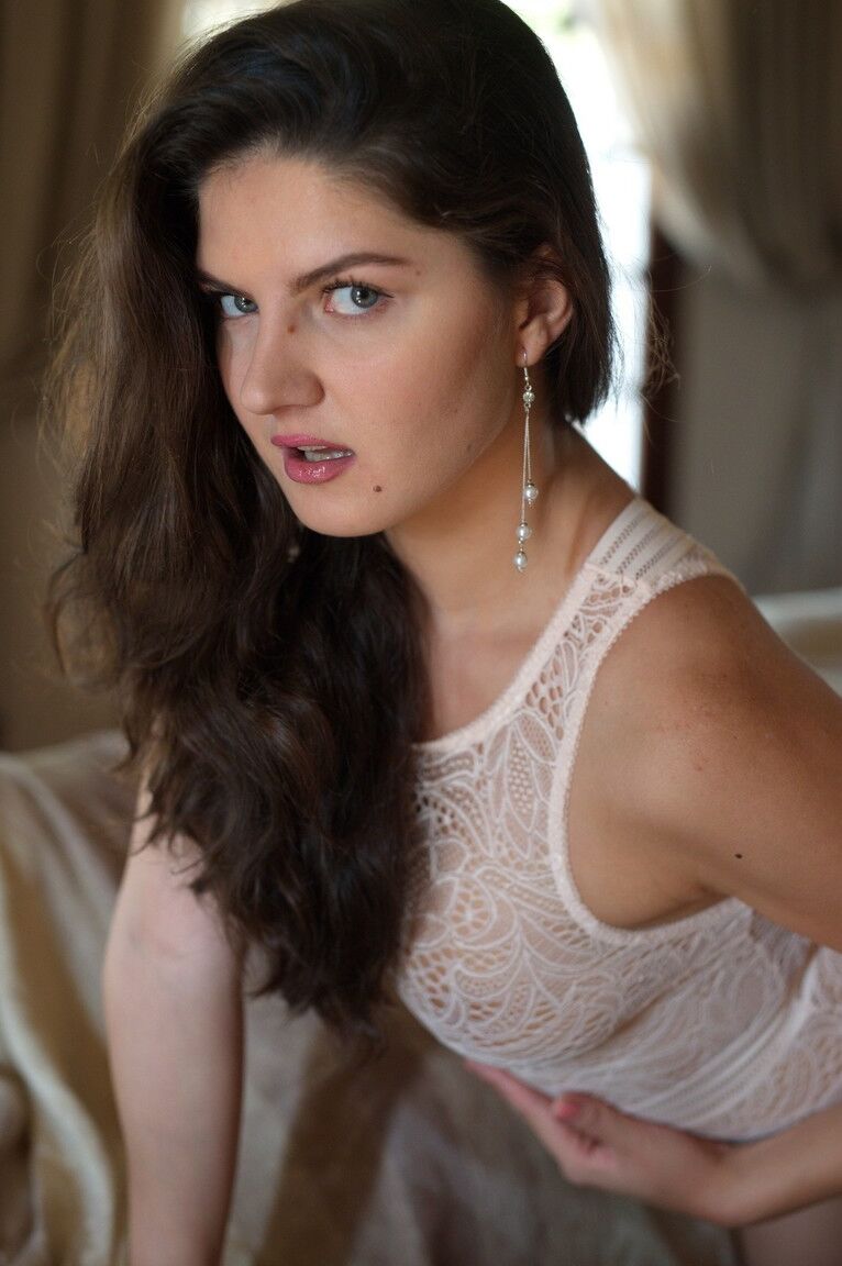 12P Solo model Francesca Dicaprio removes sheer bodysuit to pose naked