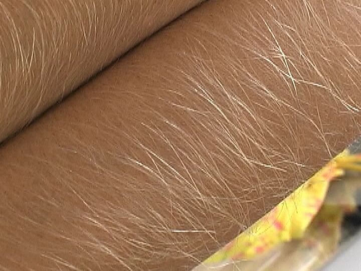Die 21P-MILF Lori Anderson zeigt ihre behaarten Achseln, während sie sich bis auf ihre Unterwäsche auszieht
