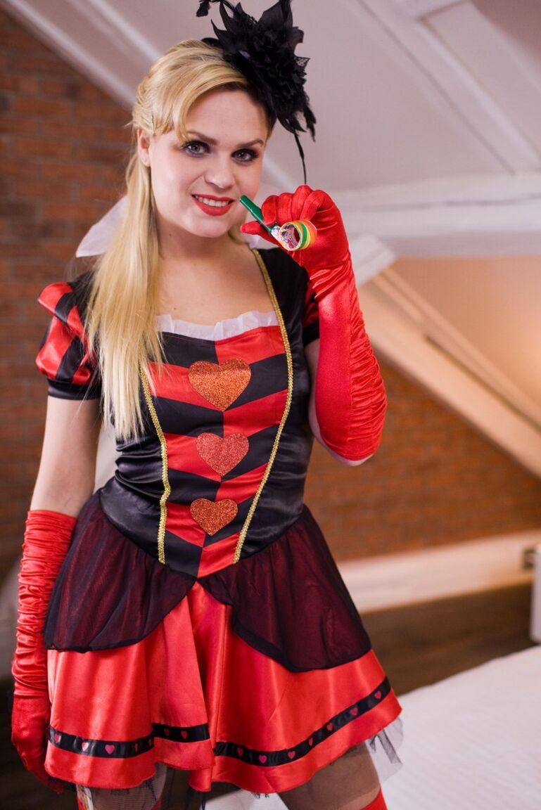 21P Petite blonde MILF Barra Brass enjoys a DP in a hot cosplay threesome