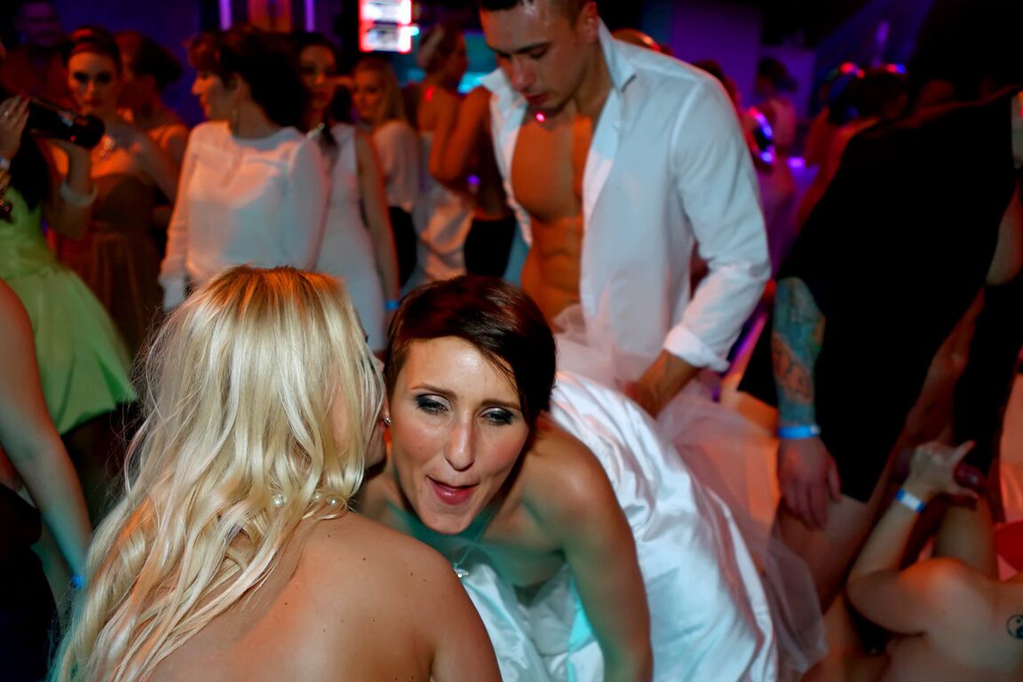 15P Clubbing chicks are in the mood for cock and cunt during a night on the town