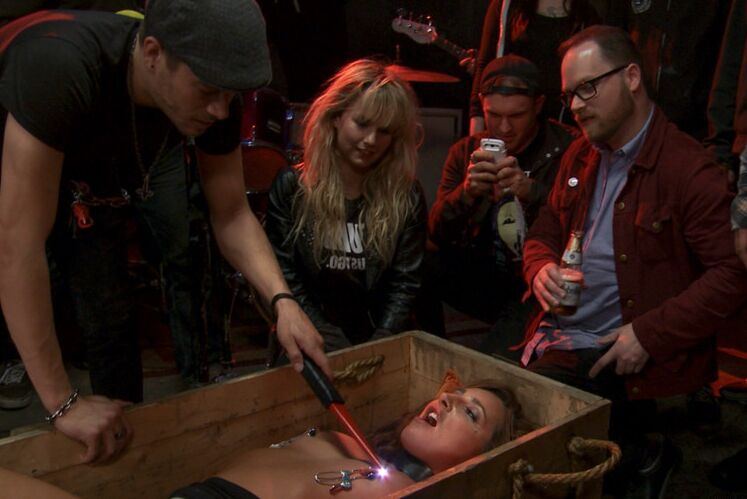 12P Disgraced at hard core punk show hedonistic cacophony of fucking, squirting