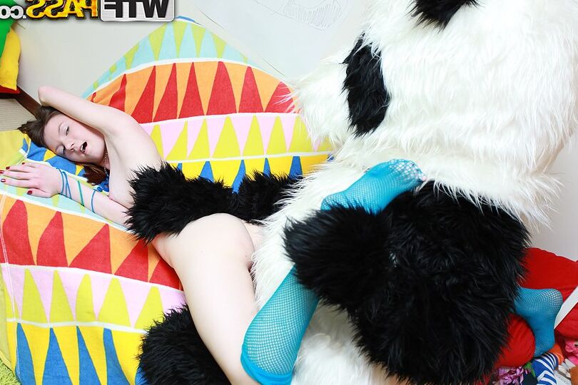 16P Young student Nicki has sexual relations with a panda bear