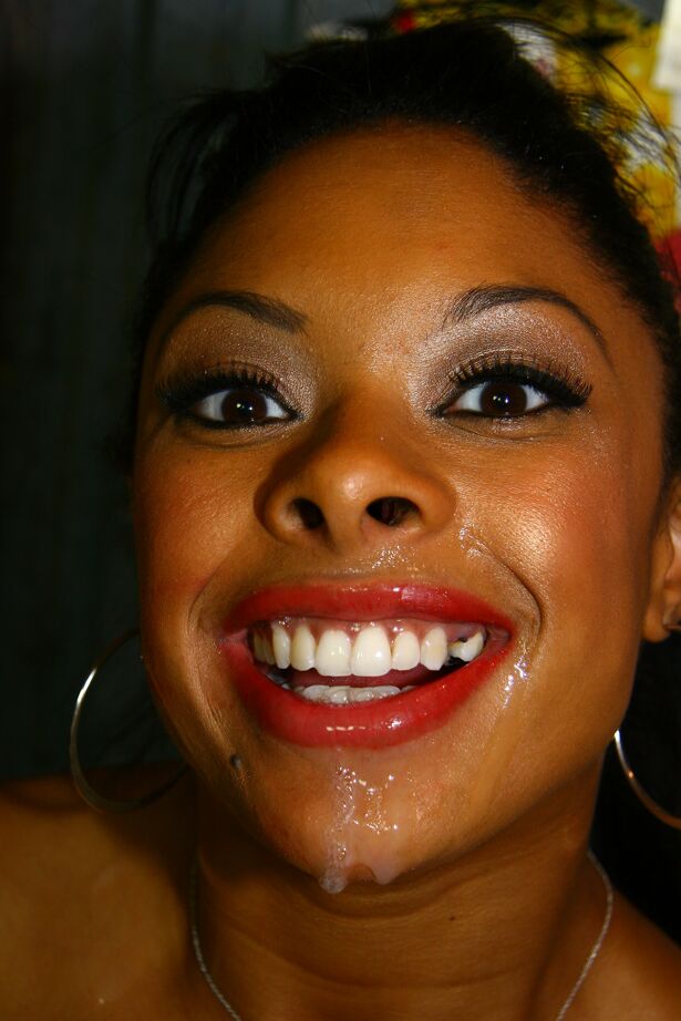19P Alluring ebony Jemini drops sundress for gloryhole open mouth facial