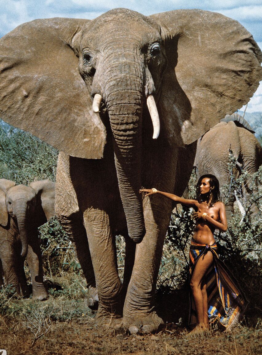12P Skinny exotic Somali babe Iman flaunts her sexy small boobs in Africa