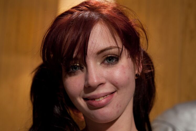 11P Cute girl with pigtails is locked in the closet, shocked with electricity, and