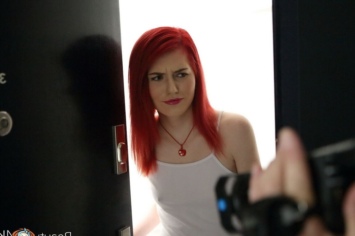 16P Private interview with a shy redhead who is about to reveal everything