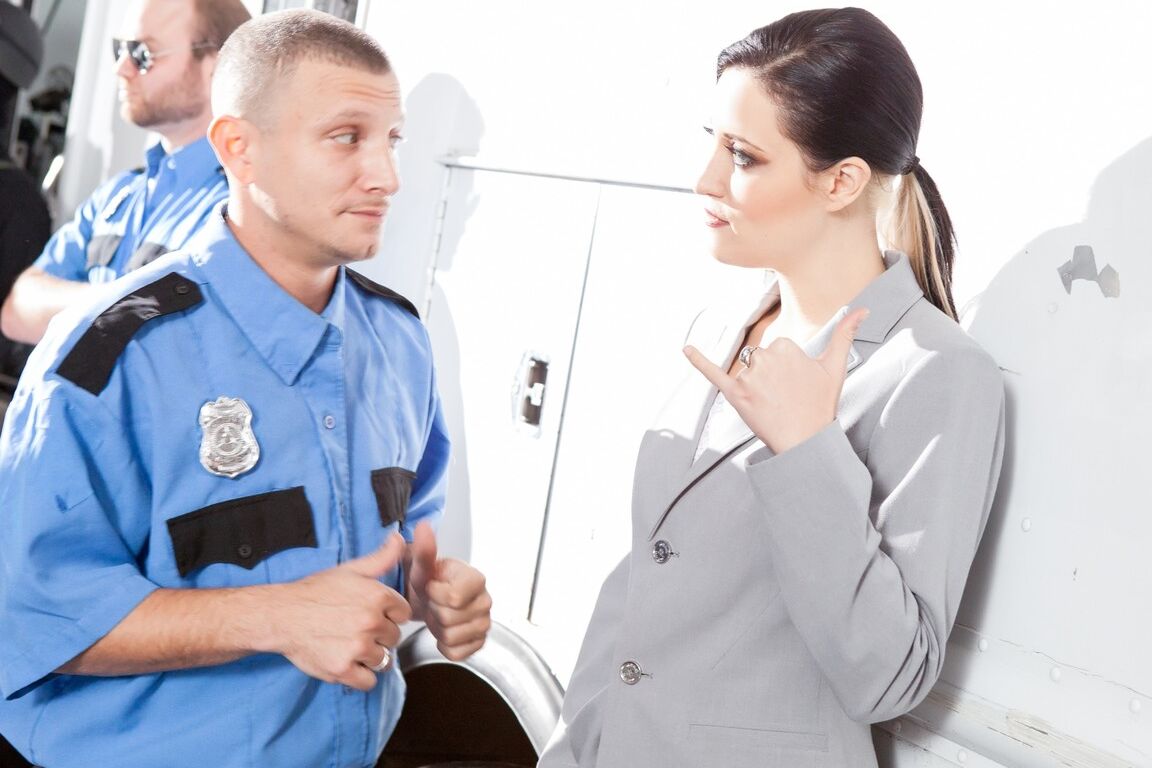 17P Bad girl Joanna Angel interrogated on the cop car in anal FFM arrest threesome