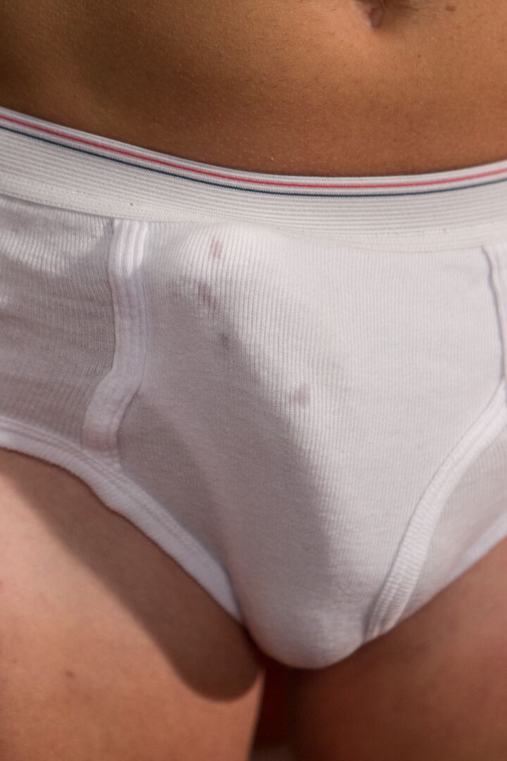 20P Dominant Maitresse Madeline Marlowe strips her sissy and tortures his dick