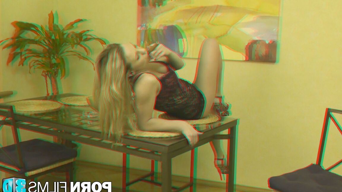 16P Filmes pornográficos 3D Loira nua dá prazer a si mesma
