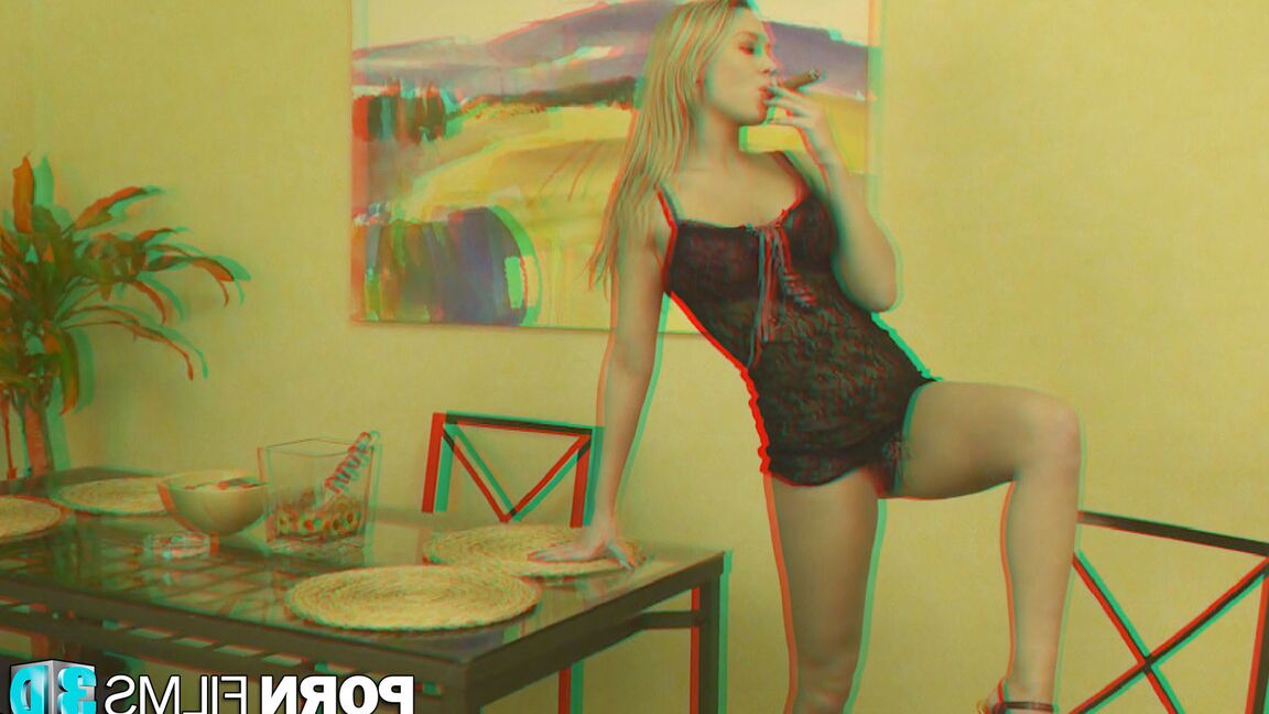 16P Filmes pornográficos 3D Loira nua dá prazer a si mesma
