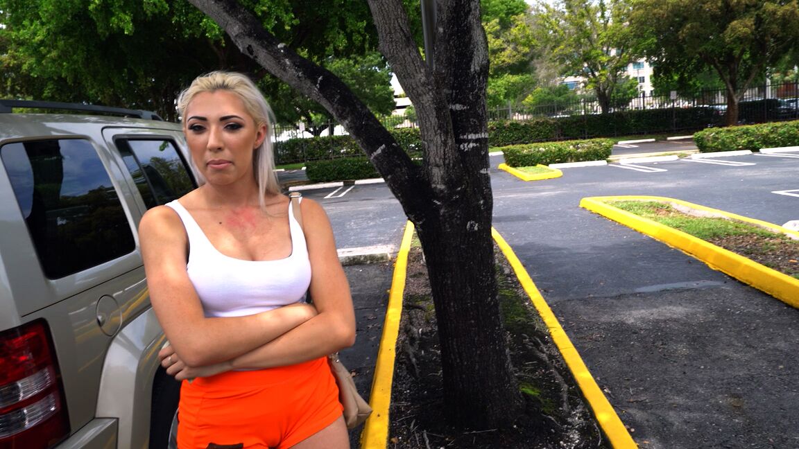 21P Busty newbie Jessica Jones gets her booty fingered and pussy dicked in the van