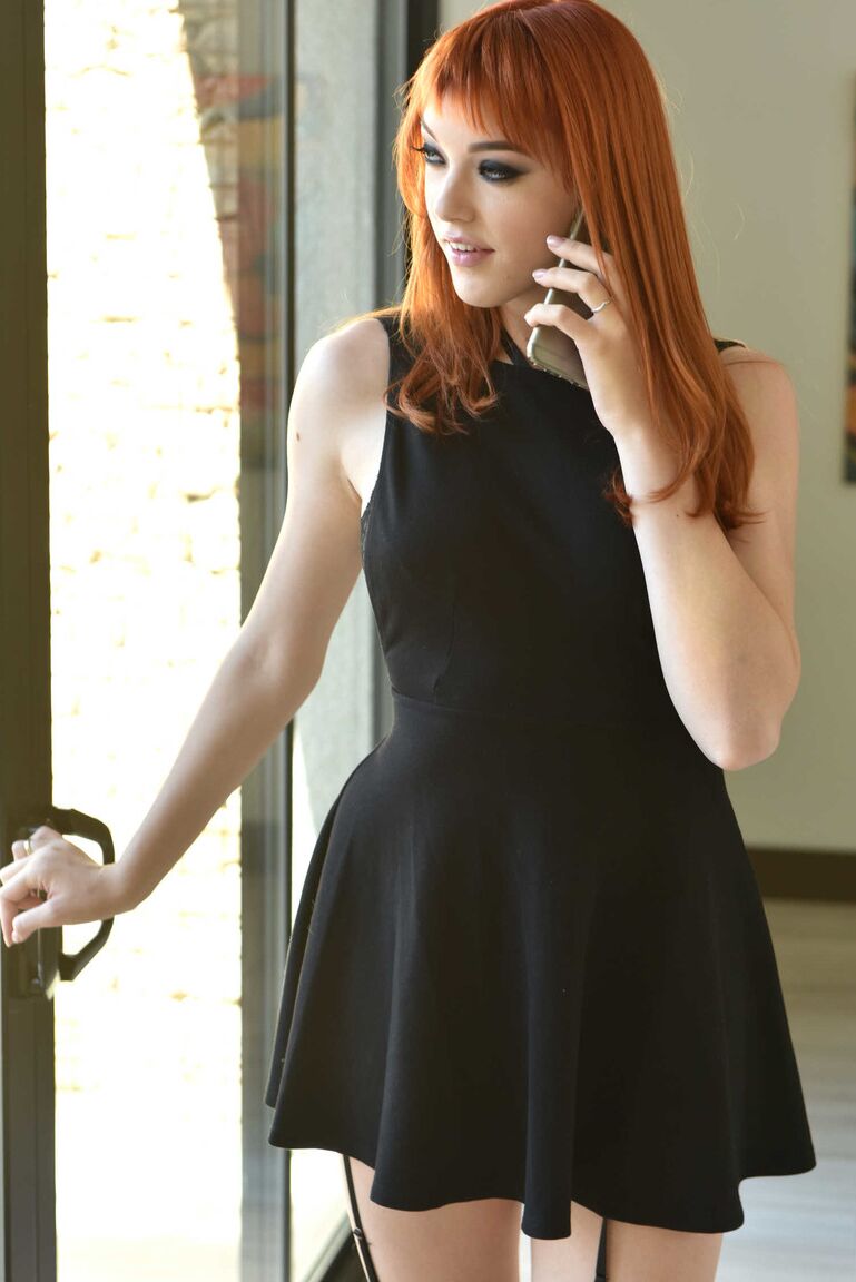 21P Sensual redhead wife Anny Aurora sucks her husband and gets banged