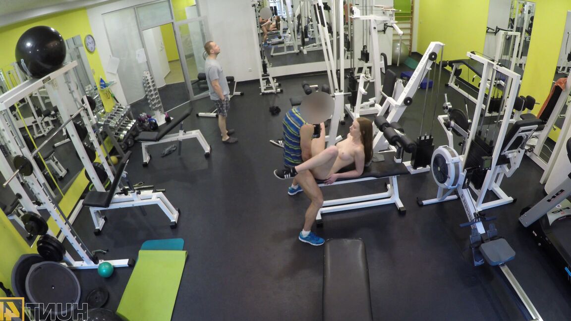 21P Cheating GF gets taped on a spycam seducing then fucking her gym trainer