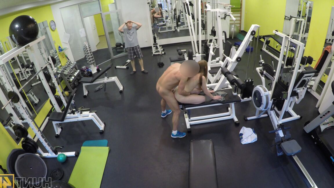 21P Cheating GF gets taped on a spycam seducing then fucking her gym trainer