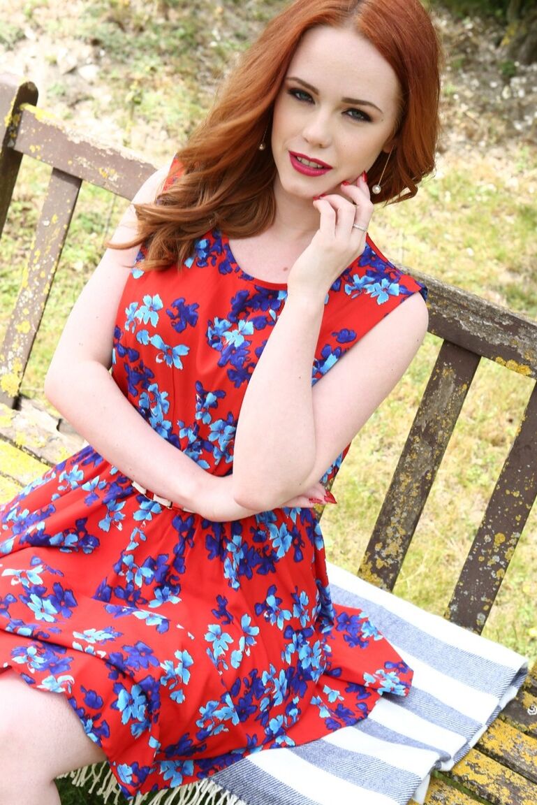 21P Insatiable Ella Hughes gives head & gets her pierced cunt banged at the picnic