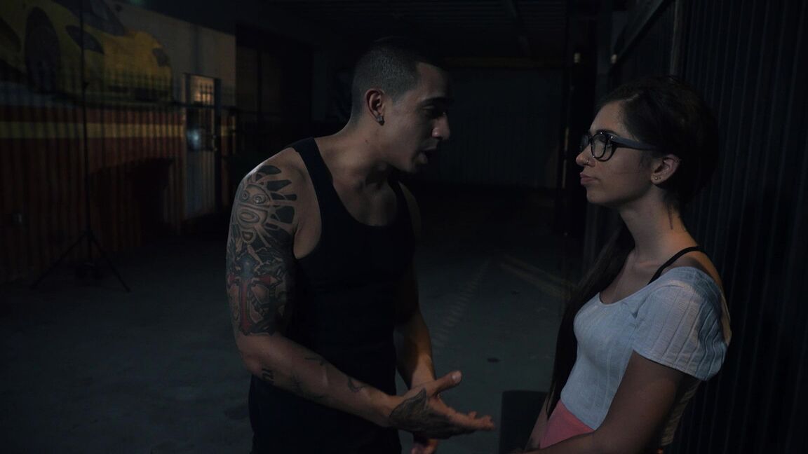 15P Nerdy teen Joseline Kelly finds herself restrained and fucked in the dark
