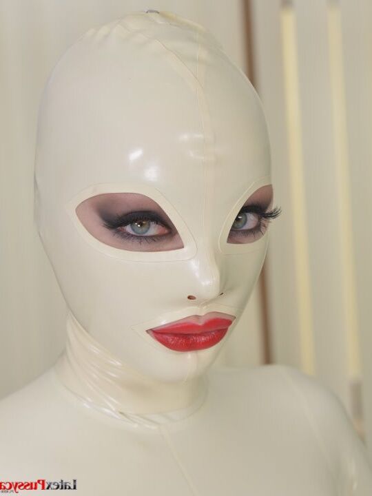 21P Nurse with big boobs Latex Lucy masturbates in a head-to-toe latex outfit