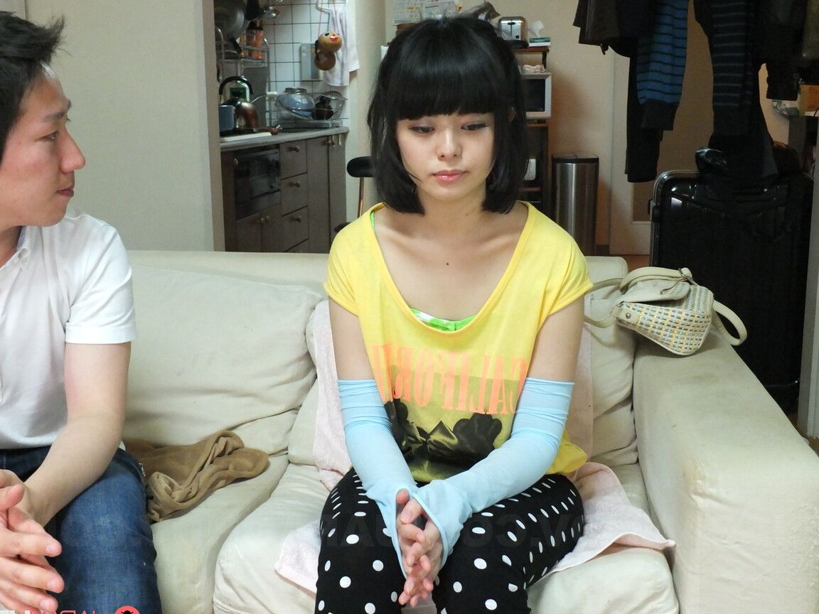 21P Asian honey Rika Shimazaki shows her small titties and gets toyed