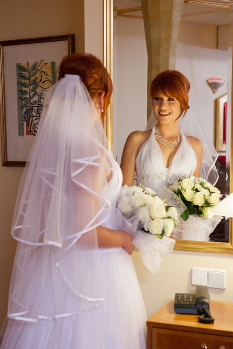 21P Noiva checa ruiva Lucy Bell sendo fodida duas vezes no dia do casamento