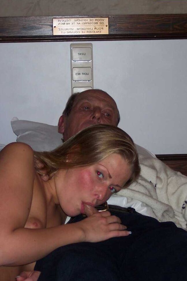 12P Young amateur Zafira bends over a bed to get dicked by an old guy